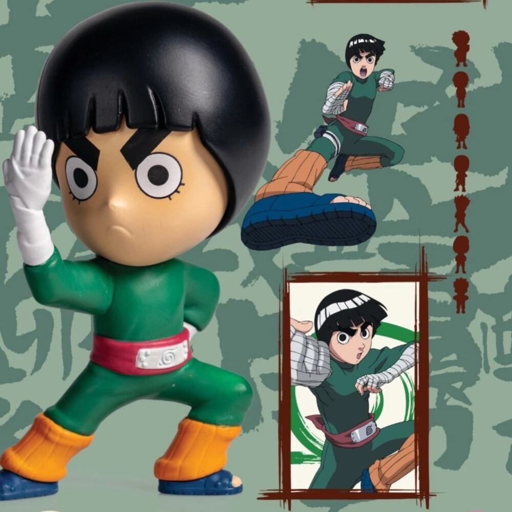 NARUTO X BURGER KING Kids Meal Toy Rock Lee SEALED